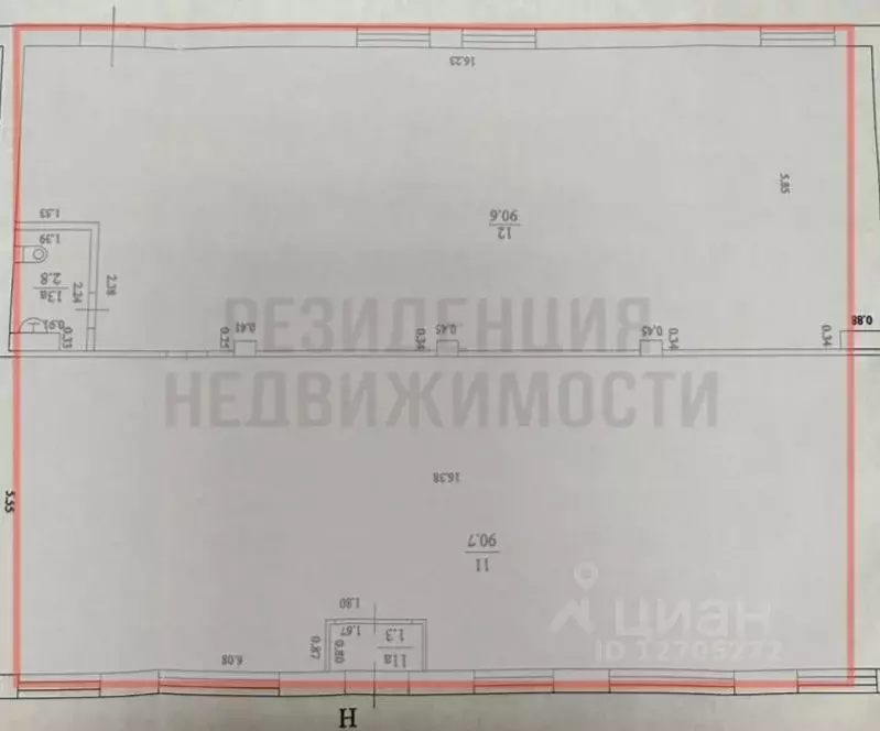 Помещение свободного назначения в Самарская область, Новокуйбышевск ... - Фото 2