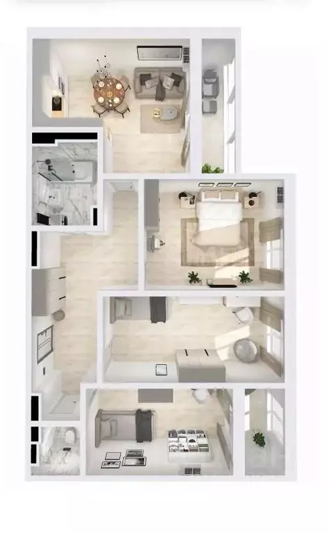 4-к кв. Карелия, Петрозаводск Перевалка-2 тер., Университетский ... - Фото 0