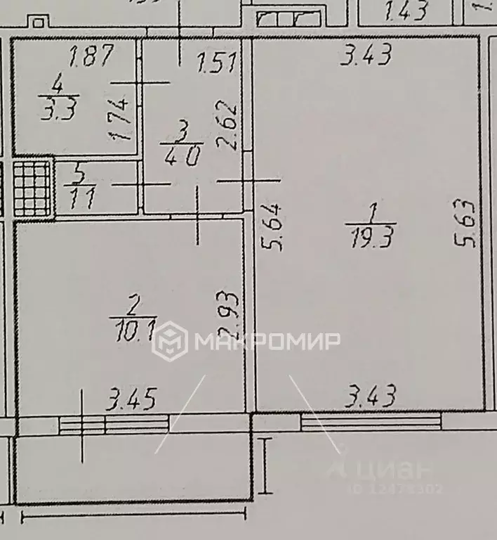 1-к кв. Санкт-Петербург ул. Даниила Хармса, 4 (37.8 м) - Фото 1