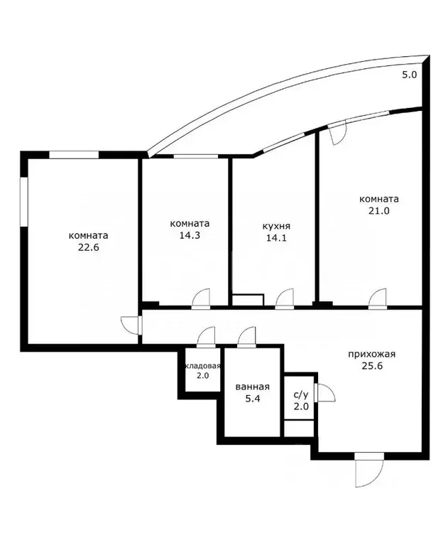 3-к кв. Московская область, Реутов ул. Некрасова, 17 (111.5 м) - Фото 1