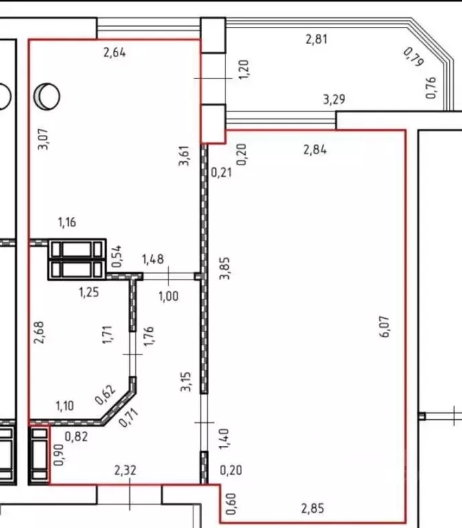 1-к кв. Севастополь ул. Павла Корчагина, 19Бк2 (38.9 м) - Фото 2