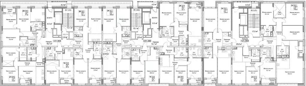 2-к кв. Нижегородская область, Нижний Новгород ул. Максима Горького, ... - Фото 2
