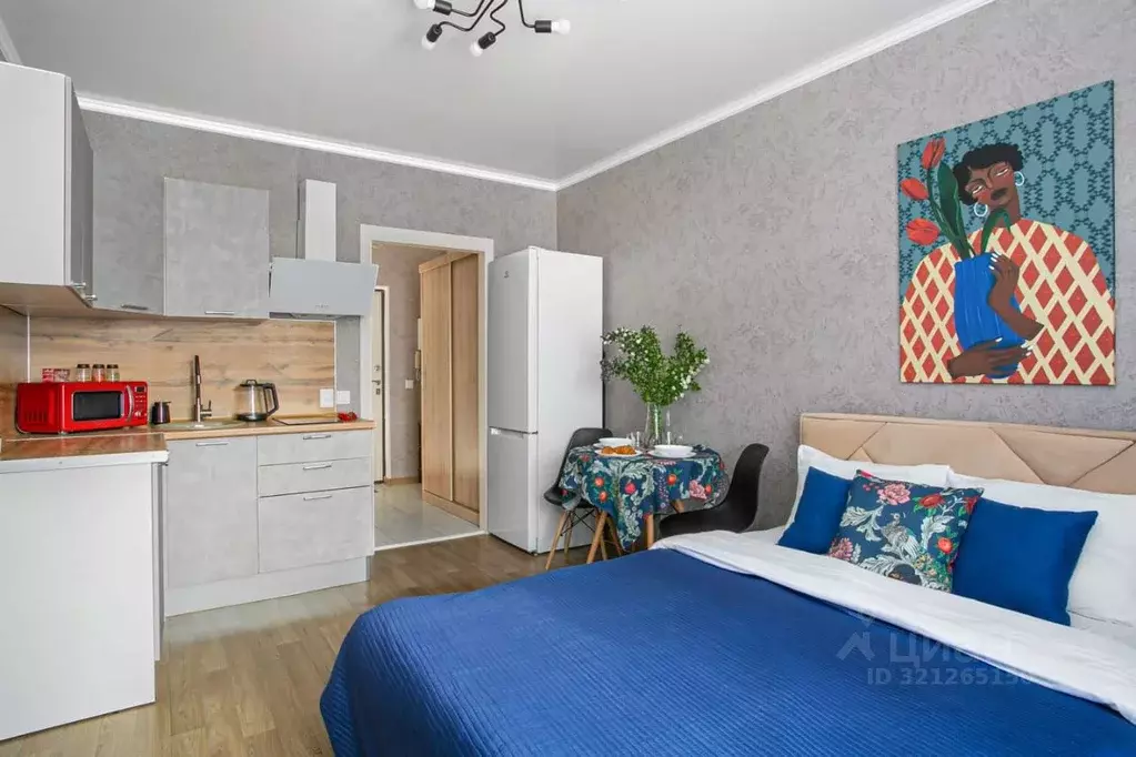 Студия Ленинградская область, Мурино Всеволожский район, бул. ... - Фото 0