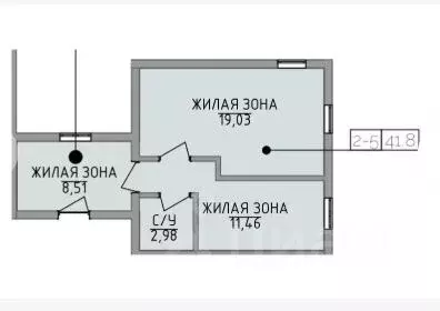 2-к кв. Крым, Алушта ул. Володарского, 8 (41.9 м) - Фото 1