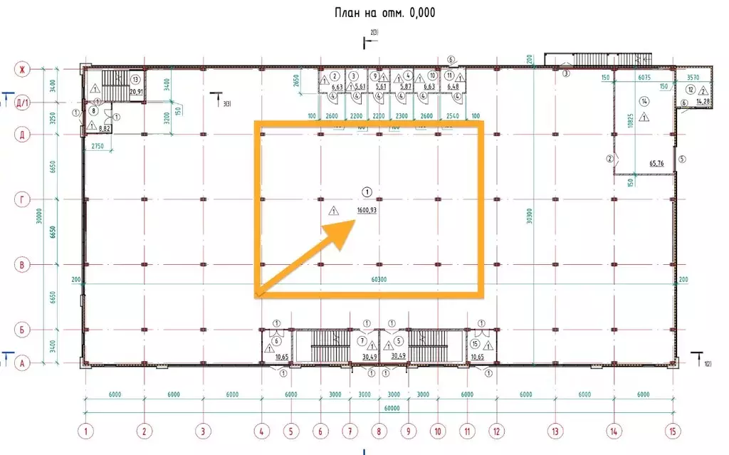Торговая площадь в Пермский край, Краснокамск ул. Геофизиков, 8 (500 ... - Фото 1