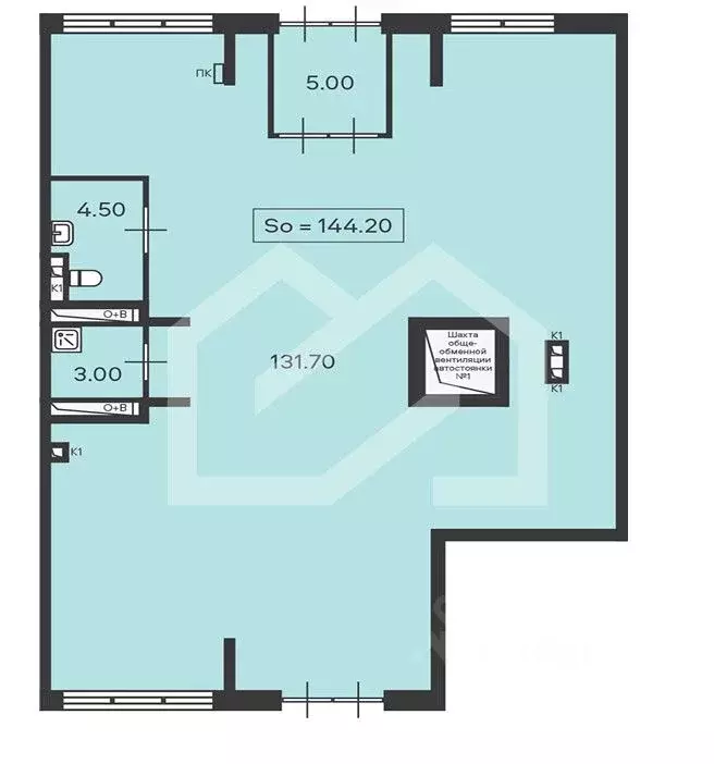 Помещение свободного назначения в Москва Полярная ул., 4с1 (144 м) - Фото 2