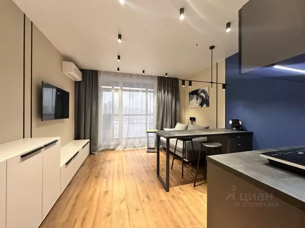 Студия Санкт-Петербург Октябрьская наб., 86К2 (25.0 м) - Фото 2