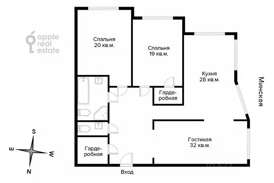 3-к кв. Москва Мосфильмовская ул., 70к2 (134.0 м) - Фото 2