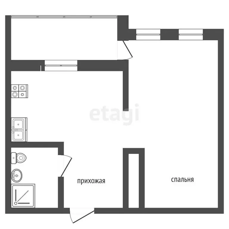 Квартира-студия: Тамбов, Советская улица, 39 (42.5 м) - Фото 0
