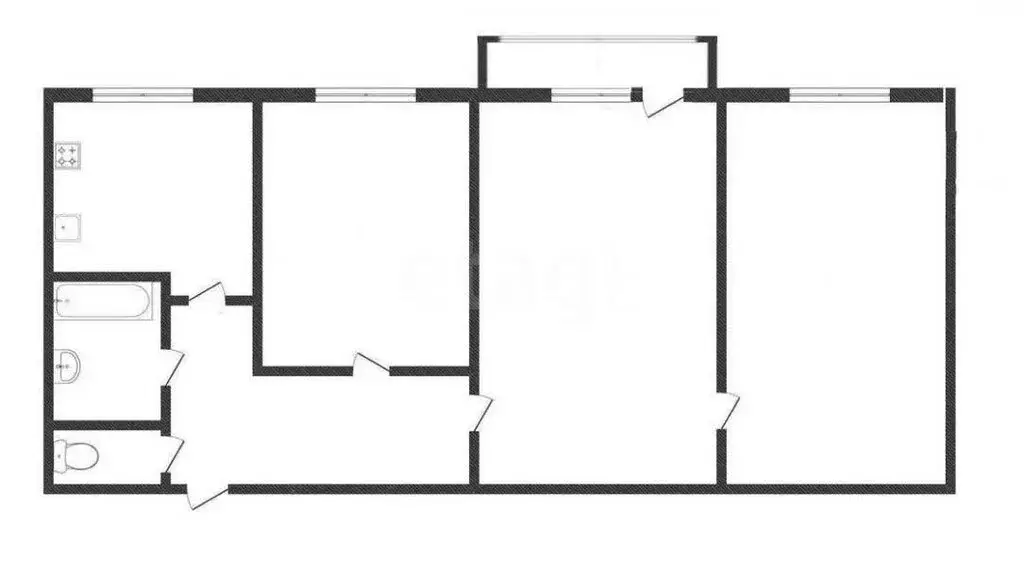 3-комнатная квартира: Черногорск, Советская улица, 61 (76.6 м) - Фото 1
