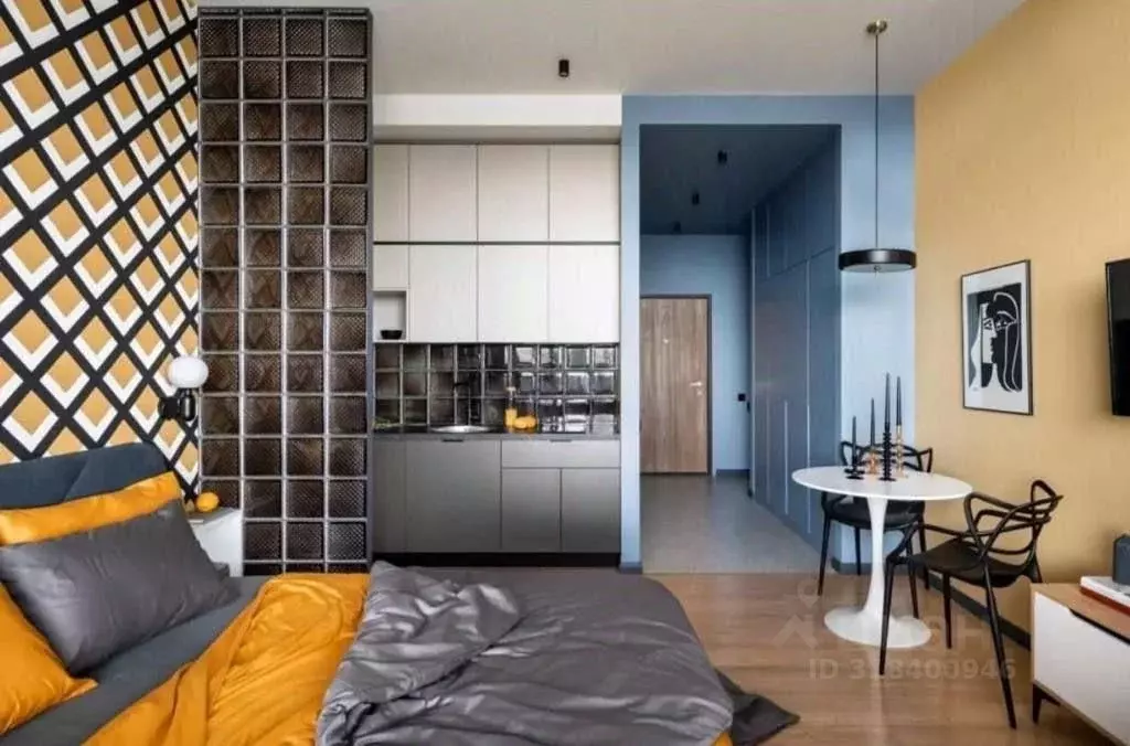 Студия Москва Мичуринский просп., 56 (28.0 м) - Фото 0