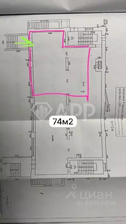 Помещение свободного назначения в Брянская область, Брянск Почтовая ... - Фото 2