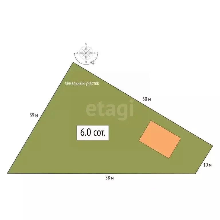 Дом в Алтай, Майминский район, с. Подгорное пер. Ягодный, 12 (60 м) - Фото 2