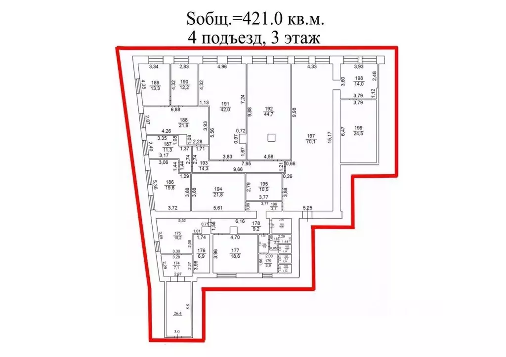 Офис в Москва 2-й Кожевнический пер., 12 (421 м) - Фото 2