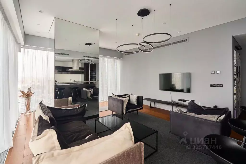 2-к кв. Москва 1-й Красногвардейский проезд, 21с1 (92.7 м) - Фото 2