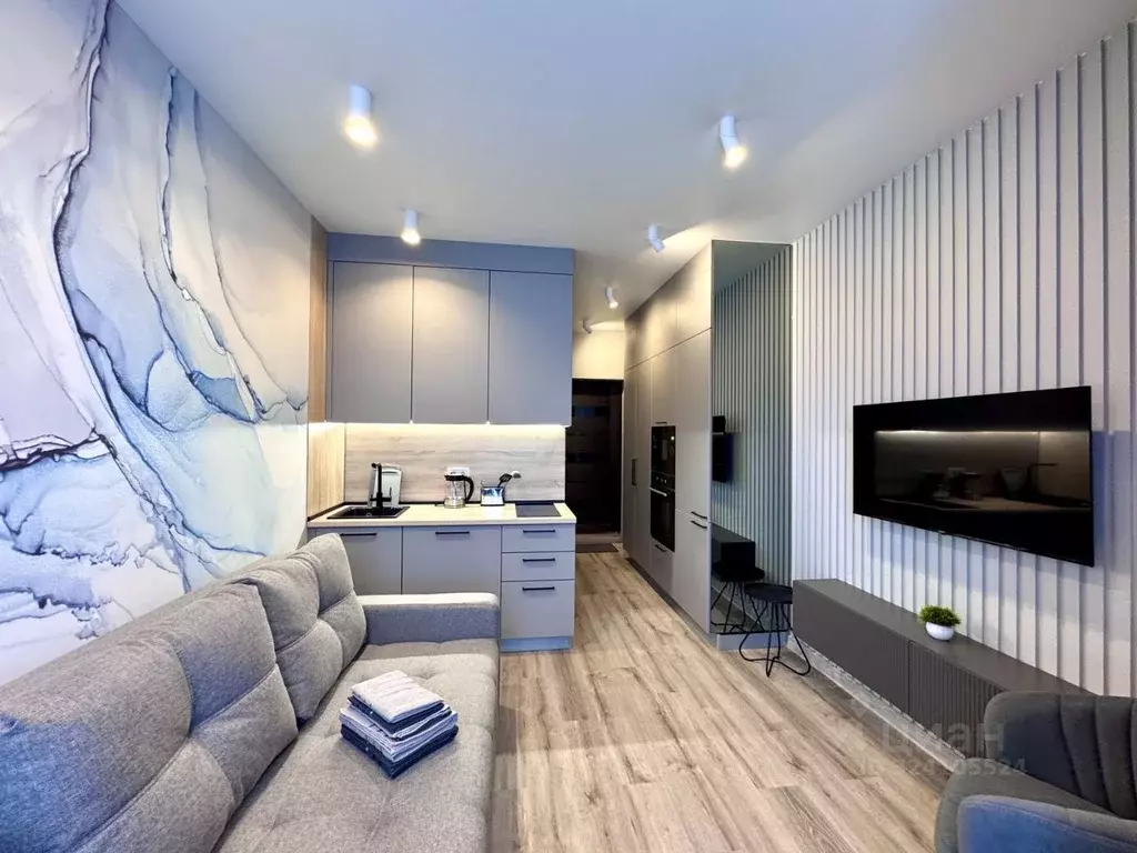 Студия Краснодарский край, Сочи Бытха мкр, ул. Ясногорская, 16/6к2 ... - Фото 1