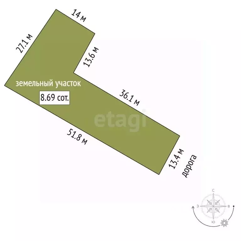 Участок в Крым, Красногвардейский район, Октябрьское пгт ул. Карла ... - Фото 2