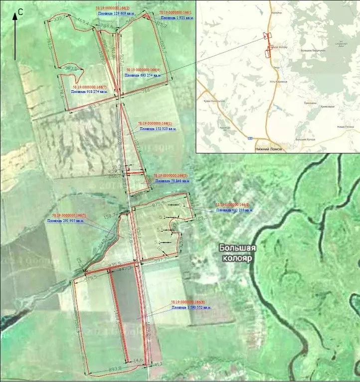 Участок в Пензенская область, Наровчатский район, с. Большой Колояр ... - Фото 1