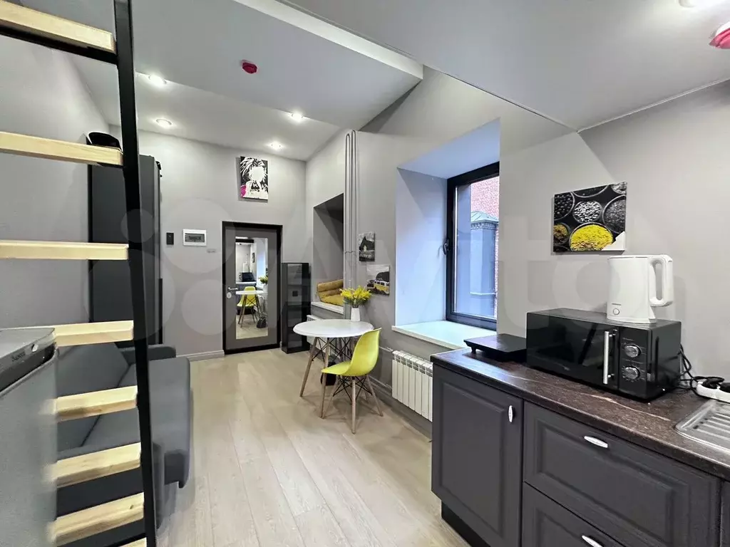Апартаменты-студия, 17 м, 2/4 эт. - Фото 1