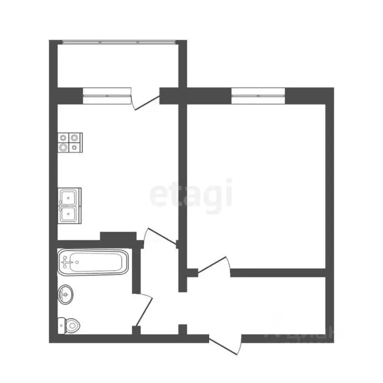 1-к кв. Мордовия, Саранск ул. Тани Бибиной, 7/3 (33.0 м) - Фото 0