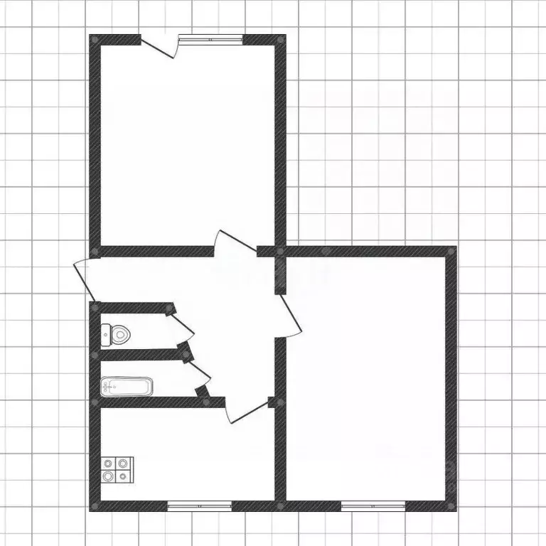 2-к кв. Смоленская область, Ярцево Школьный пер., 5 (42.3 м) - Фото 2