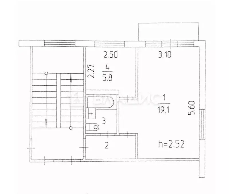 1-к кв. Пермский край, Пермь ул. Тимирязева, 50 (30.6 м) - Фото 1