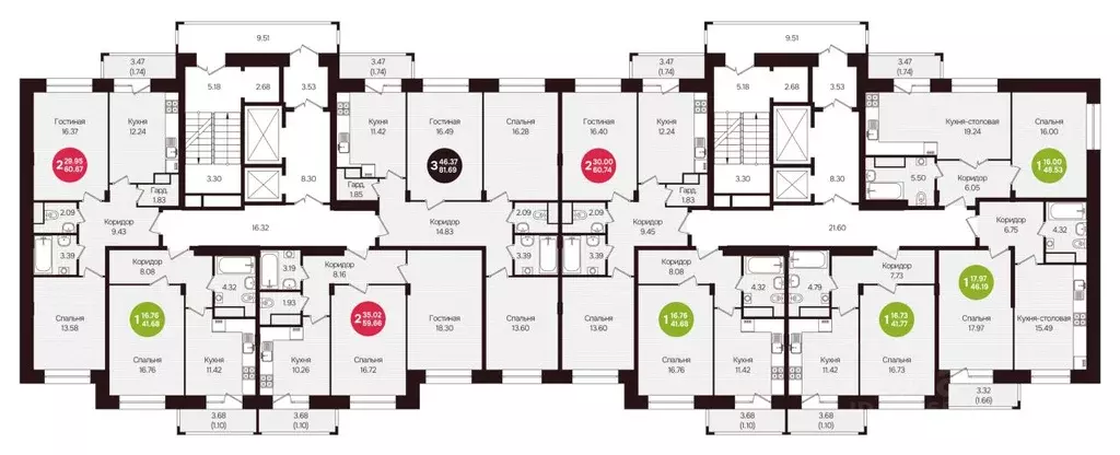 3-к кв. Чувашия, Новочебоксарск ул. Воинов-интернационалистов, поз24 ... - Фото 1
