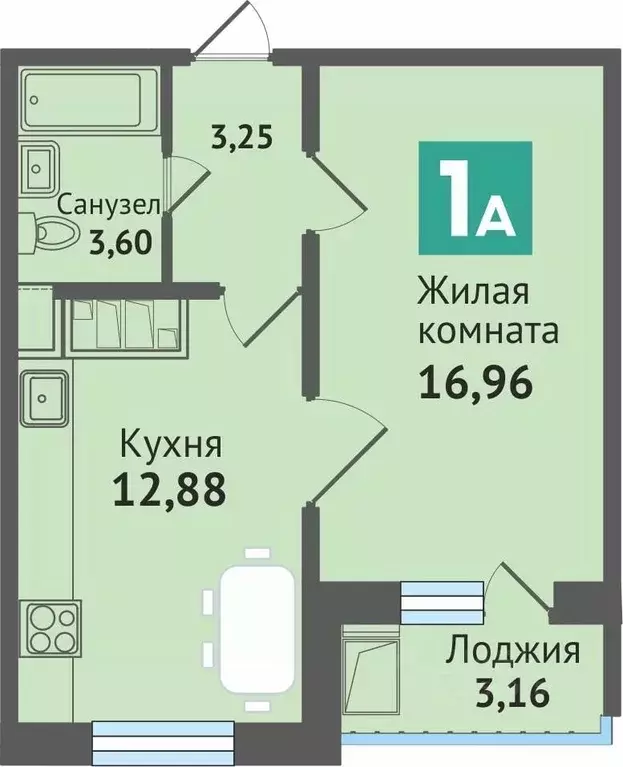 1-к кв. Марий Эл, Медведево городское поселение, Медведево пгт ул. ... - Фото 1