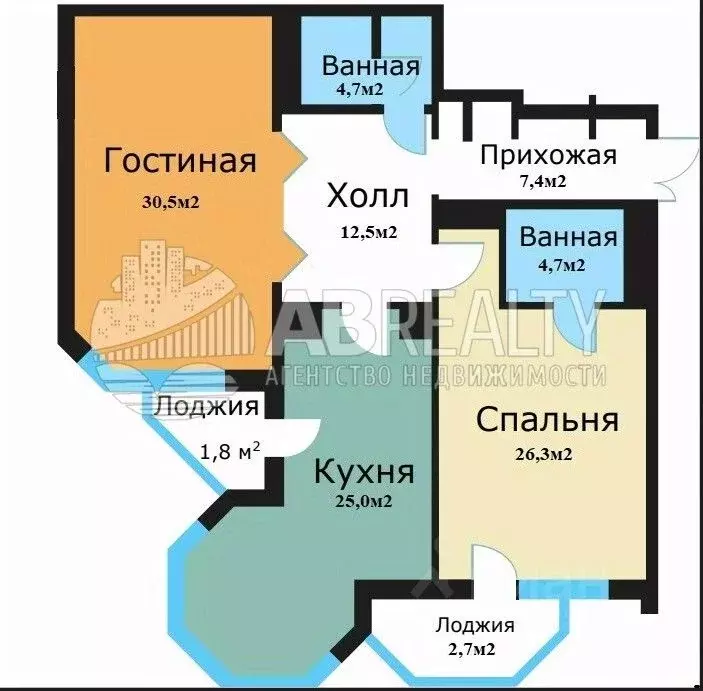2-к кв. Москва ул. Архитектора Власова, 6 (111.1 м) - Фото 2