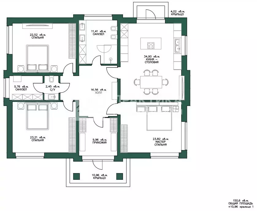 Дом в Богородский городской округ, массив Березовая Роща (155 м) - Фото 2