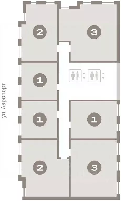 3-к кв. Новосибирская область, Новосибирск ул. Аэропорт, 88 (78.99 м) - Фото 1