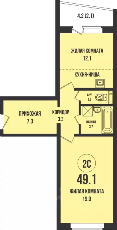 1-к кв. Новосибирская область, Новосибирск Династия жилой комплекс, ... - Фото 0