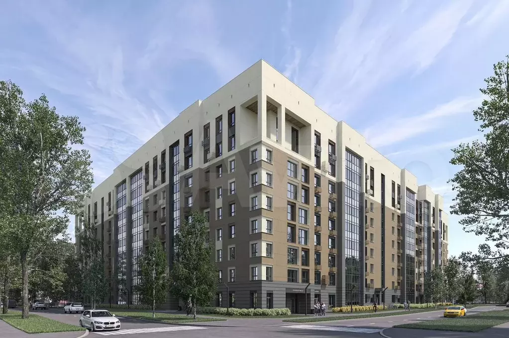 2-к. квартира, 69,6 м, 9/9 эт. - Фото 1