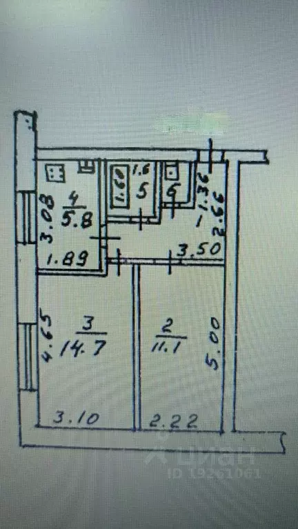 2-к кв. Владимирская область, Владимир ул. Ноябрьская, 111 (40.7 м) - Фото 2