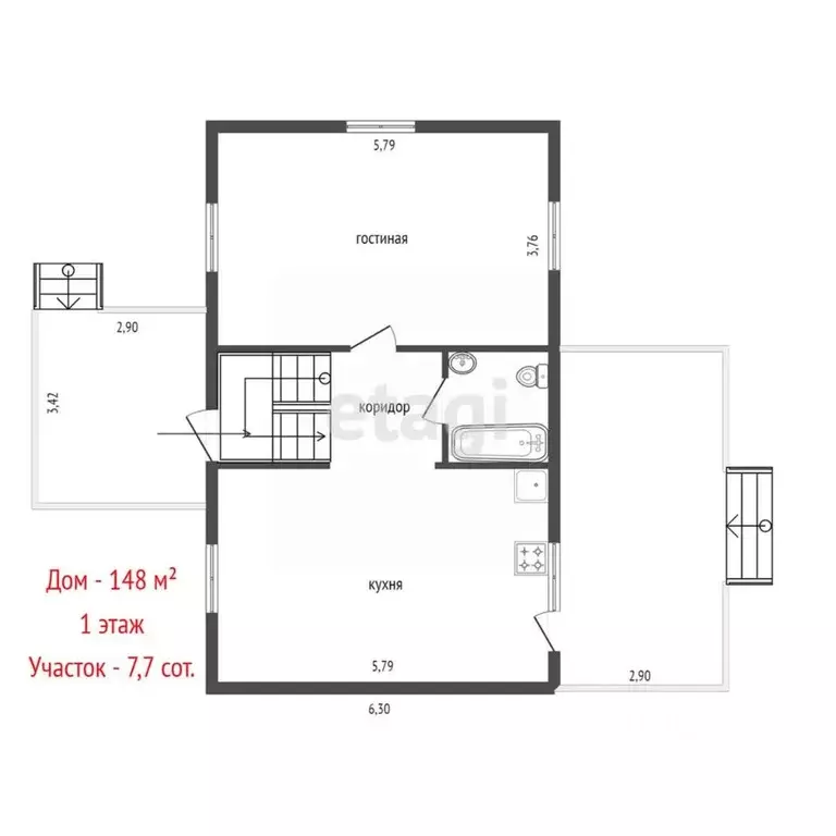 Дом в Свердловская область, Белоярский муниципальный округ, ... - Фото 2