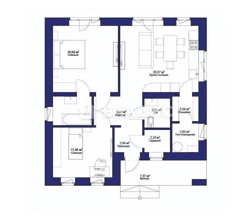 Дом в Нижегородская область, Богородский муниципальный округ, д. ... - Фото 2