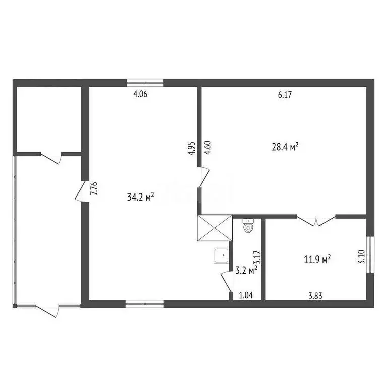 Дом в Кемеровский муниципальный округ, СНТ Казначей (38 м) - Фото 1