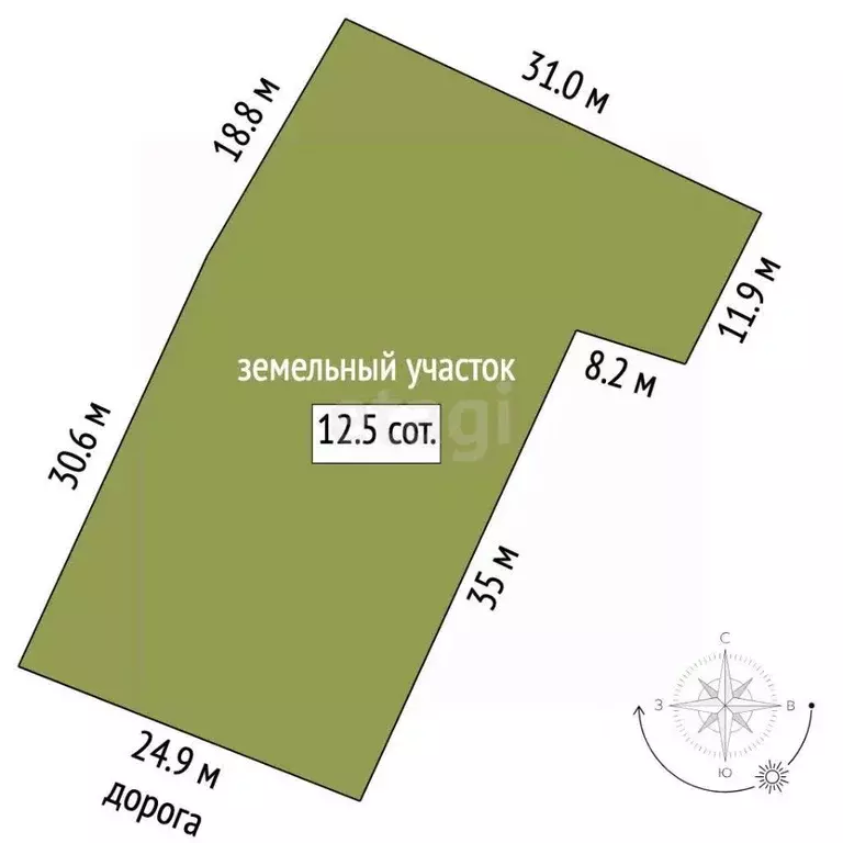 Участок в Москва д. Санино, 23 (12.5 сот.) - Фото 1