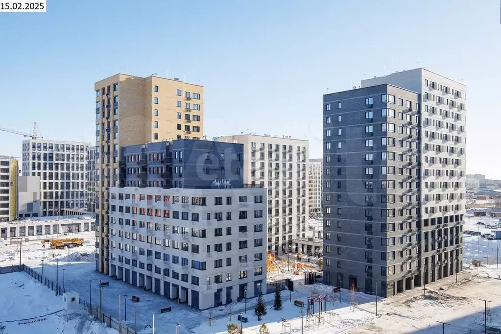 1-к. квартира, 41,3 м, 14/16 эт. - Фото 1