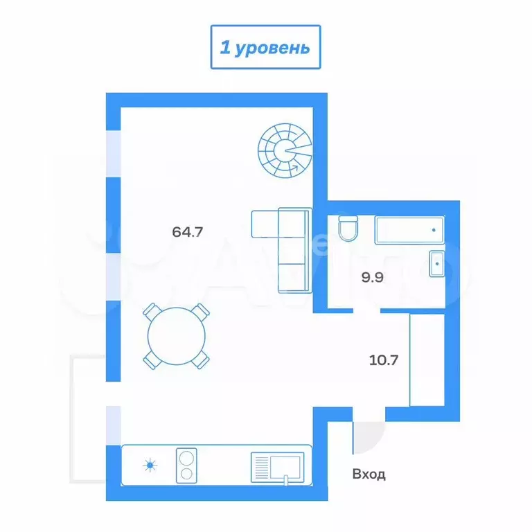 3-к. квартира, 175 м, 8/9 эт. - Фото 0