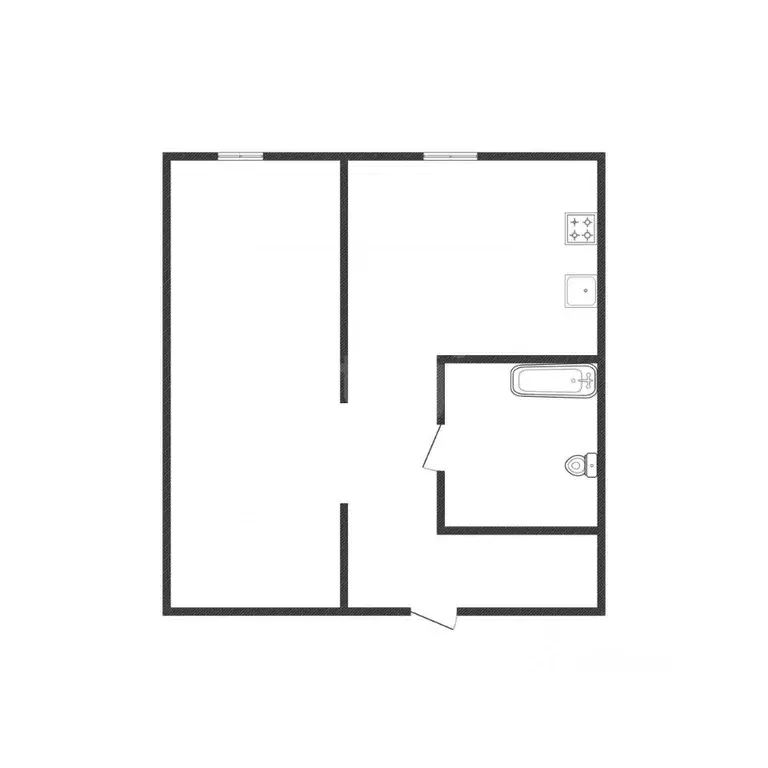 1-к кв. Алтайский край, Барнаул ул. Георгия Исакова, 199 (31.7 м) - Фото 2