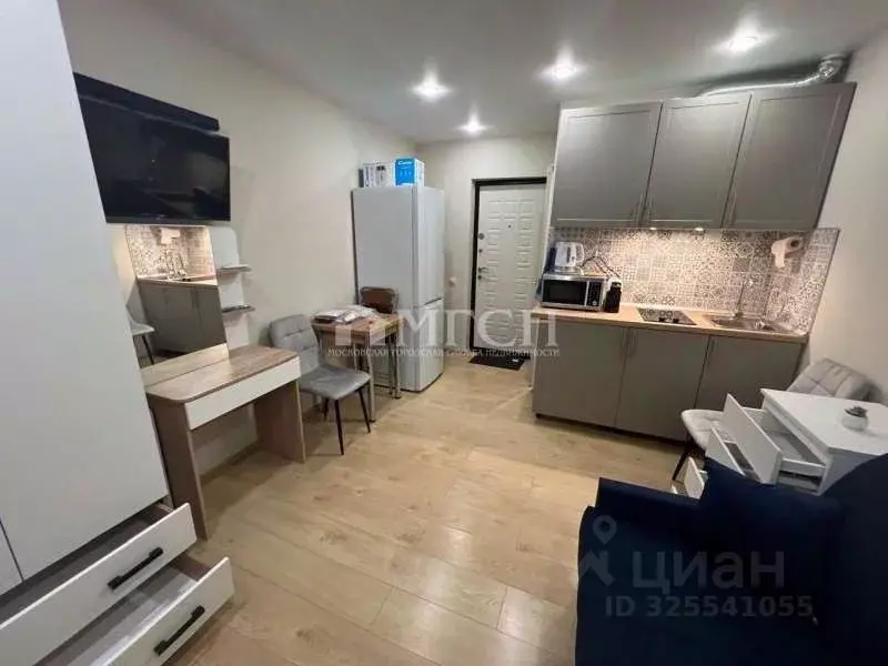 Студия Москва ул. Генерала Белова, 33/19 (16.0 м) - Фото 1