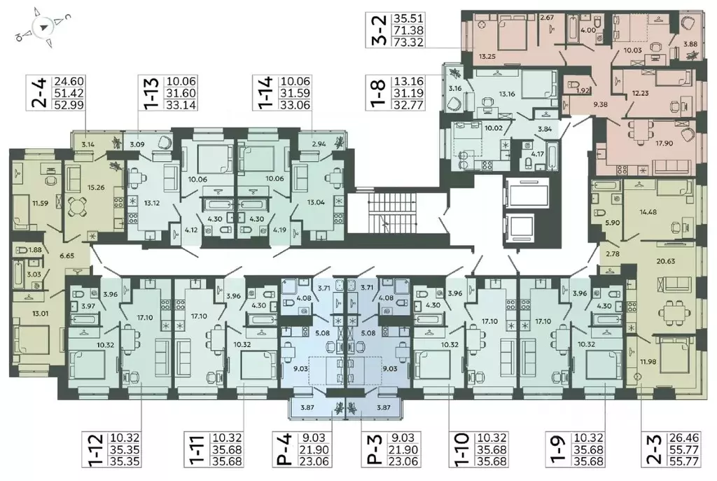 3-к кв. Ленинградская область, Ломоносовский район, Аннинское ... - Фото 2