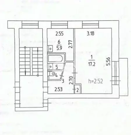 1-к кв. Пермский край, Пермь Воркутинская ул., 82 (31.0 м) - Фото 2