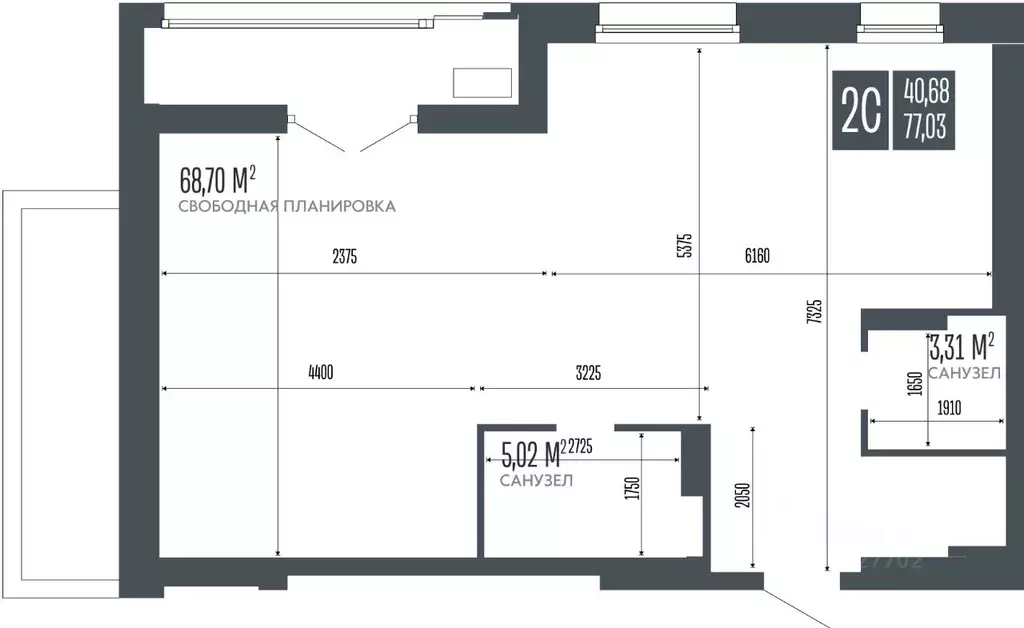 3-к кв. Алтайский край, Барнаул Опера Резиденс жилой комплекс, БС3 ... - Фото 1