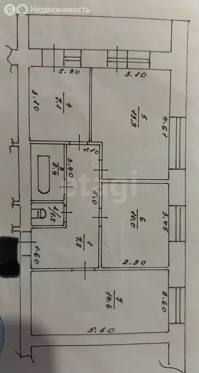 3-комнатная квартира: Ижевск, Литовская улица, 27А (58.7 м) - Фото 1