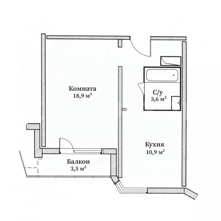 1-к кв. Москва Авиамоторная ул., 4К1 (38.8 м) - Фото 1