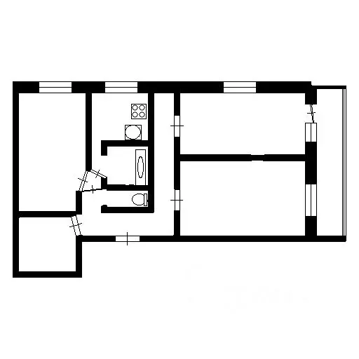 3-к кв. Татарстан, Альметьевск ул. Ленина, 120 (67.0 м) - Фото 1