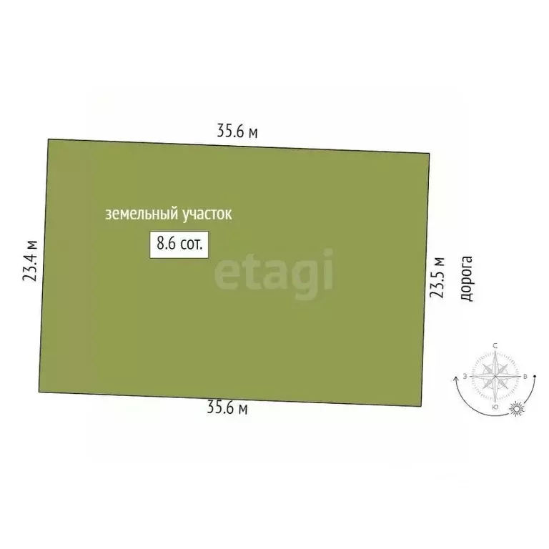 Участок в Тюменская область, Тюменский район, Озеро Малое кп  (8.6 ... - Фото 0