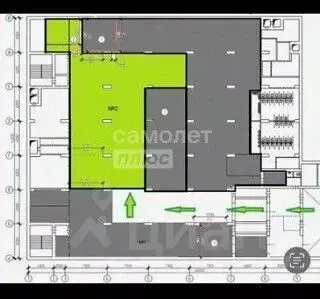Помещение свободного назначения в Москва Кировоградская ул., 9К2 (380 ... - Фото 1